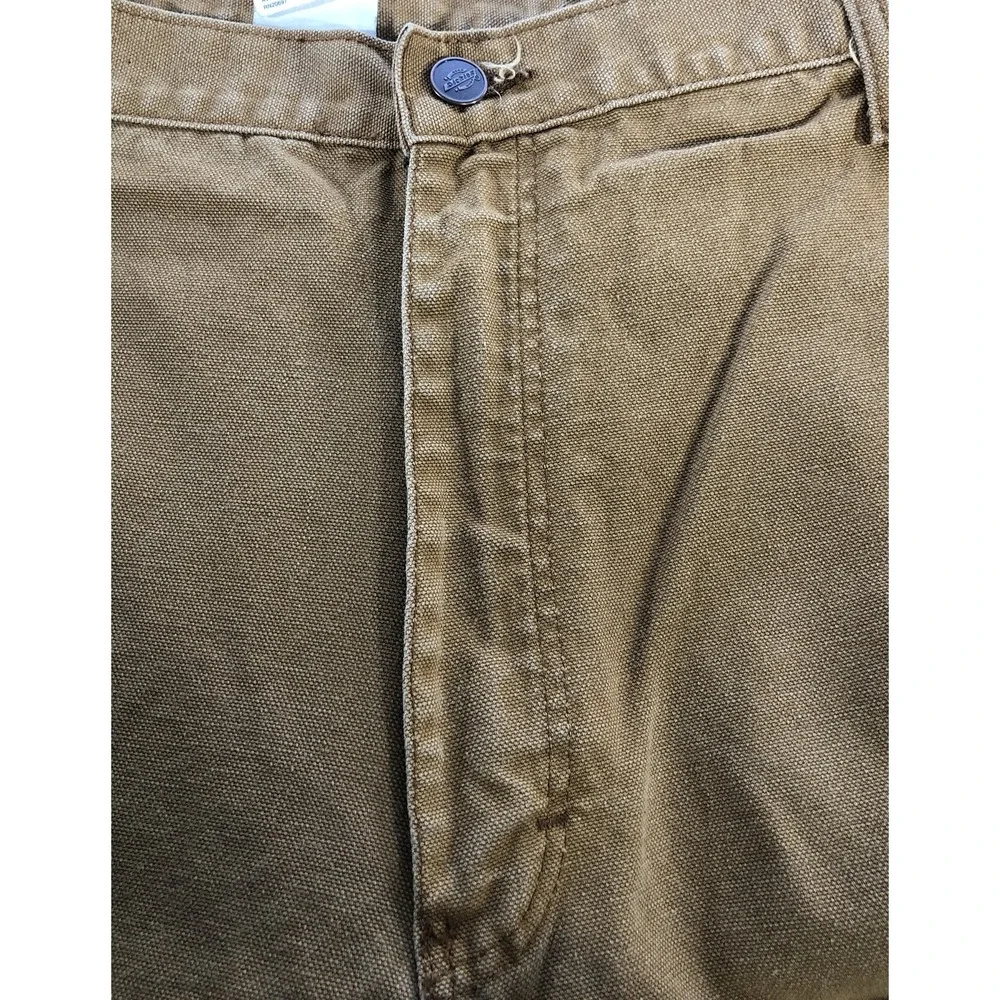 Dickies Carpenter Pants Mens‎ 42x30 Brown Excellent Duck Canvas Utility Workwear